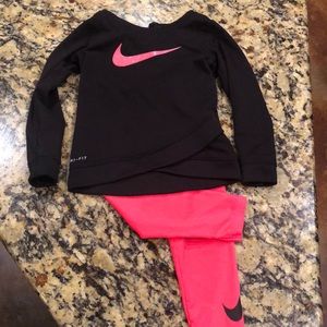 Toddler Nike dry fit set